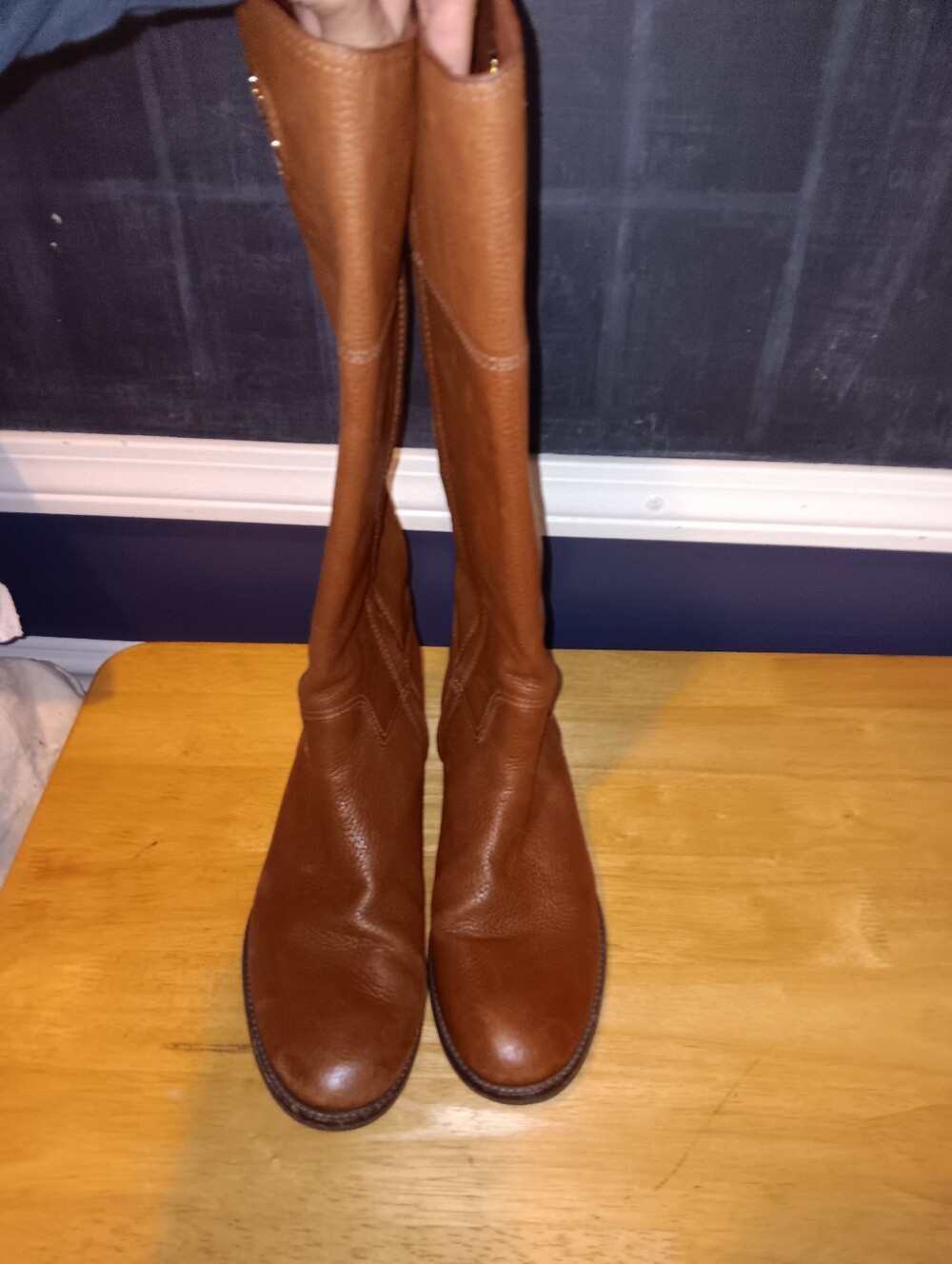 Tory Burch Vintage Leather Boots Size 9 1/2